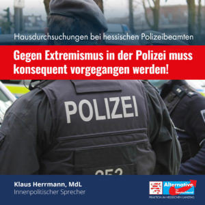 Read more about the article „Gegen Extremismus in der Polizei muss konsequent vorgegangen werden!