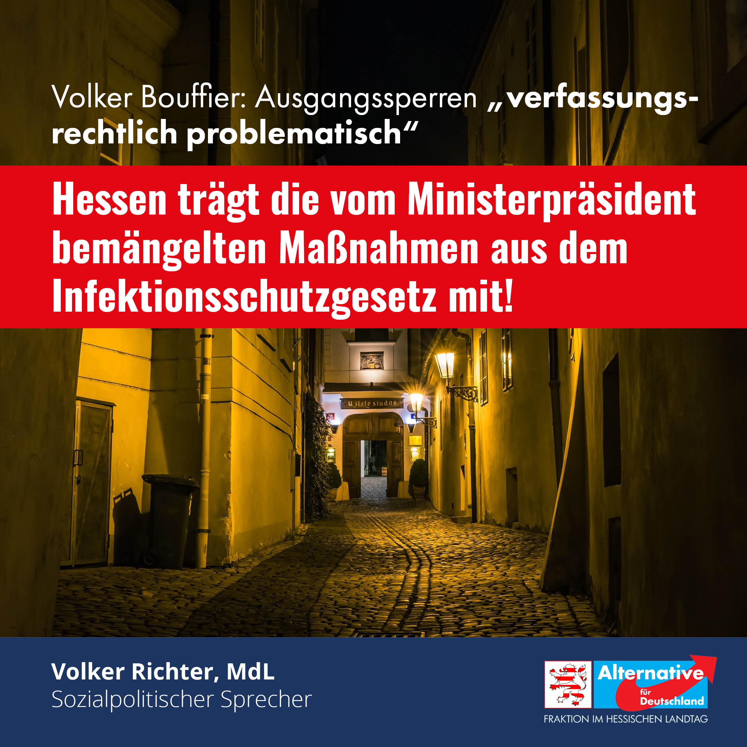 Read more about the article Volker Bouffier nennt Ausgangssperren „verfassungsrechtlich problematisch“