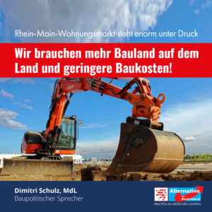 Read more about the article Mehr Bauland außerhalb des Rhein-Main-Gebietes ausweisen.