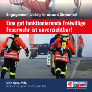 Read more about the article „Eine gut funktionierende Freiwillige Feuerwehr ist unverzichtbar“