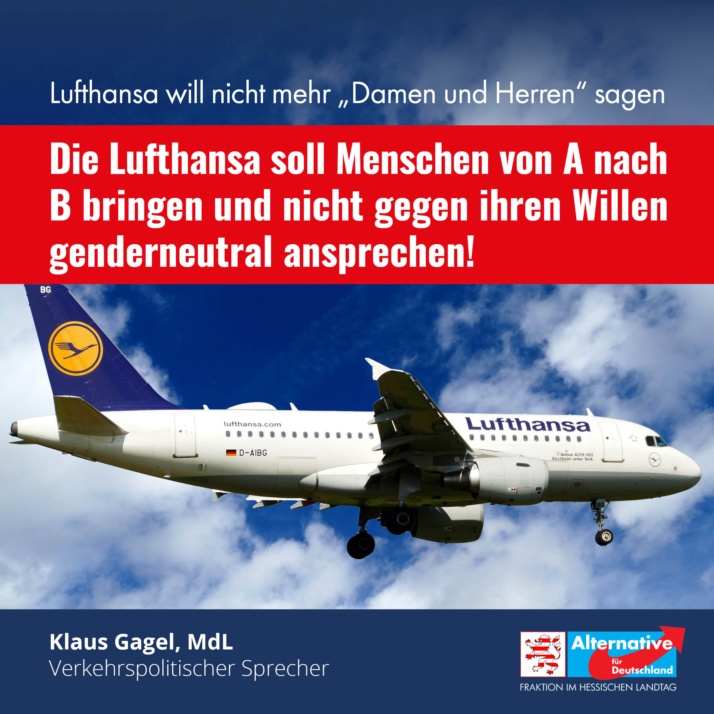 You are currently viewing Lufthansa sagt nicht mehr „Damen und Herren“: „Unterwerfung ohne Not“