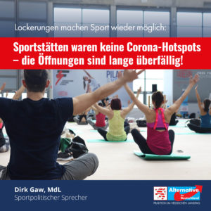 Read more about the article Lockerungen machen Sport wieder möglich: „Es war höchste Zeit.“