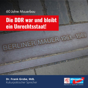Read more about the article 60 Jahre Mauerbau: „Die DDR war und bleibt ein Unrechtsstaat“