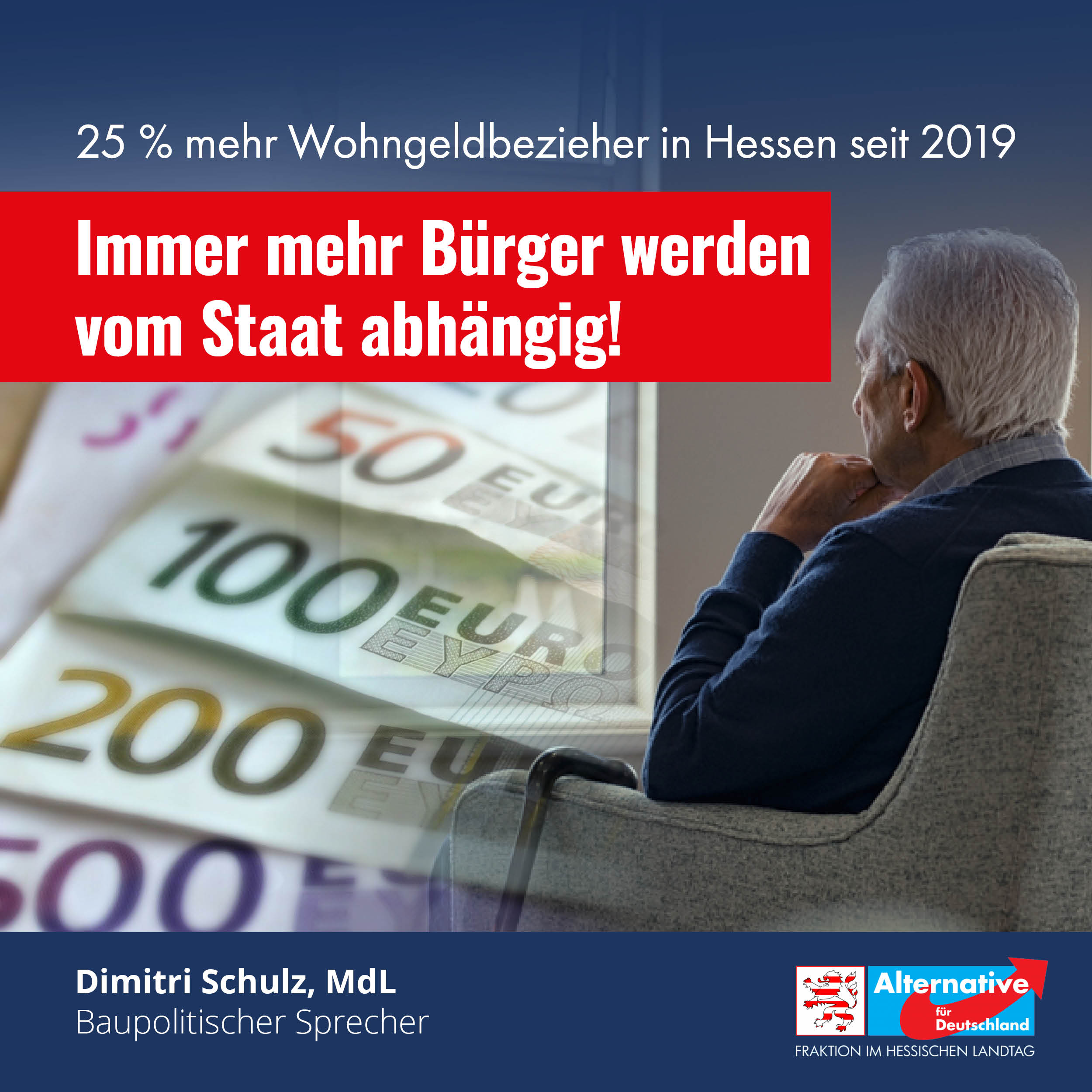 Read more about the article 25 % mehr Wohngeldbezieher in Hessen seit 2019