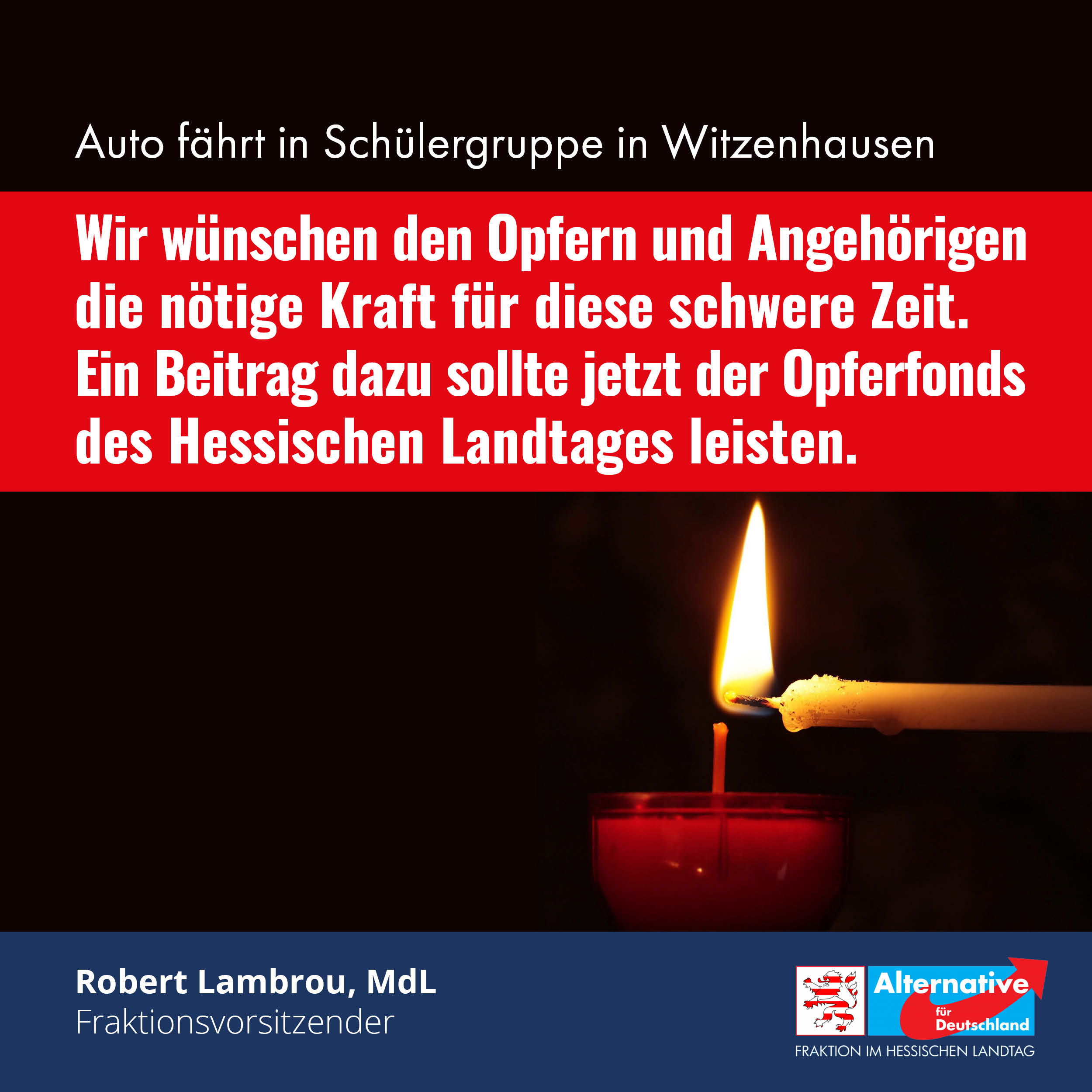 You are currently viewing Nach dem Vorfall in Witzenhausen sollte jetzt der Opferfonds aktiv werden