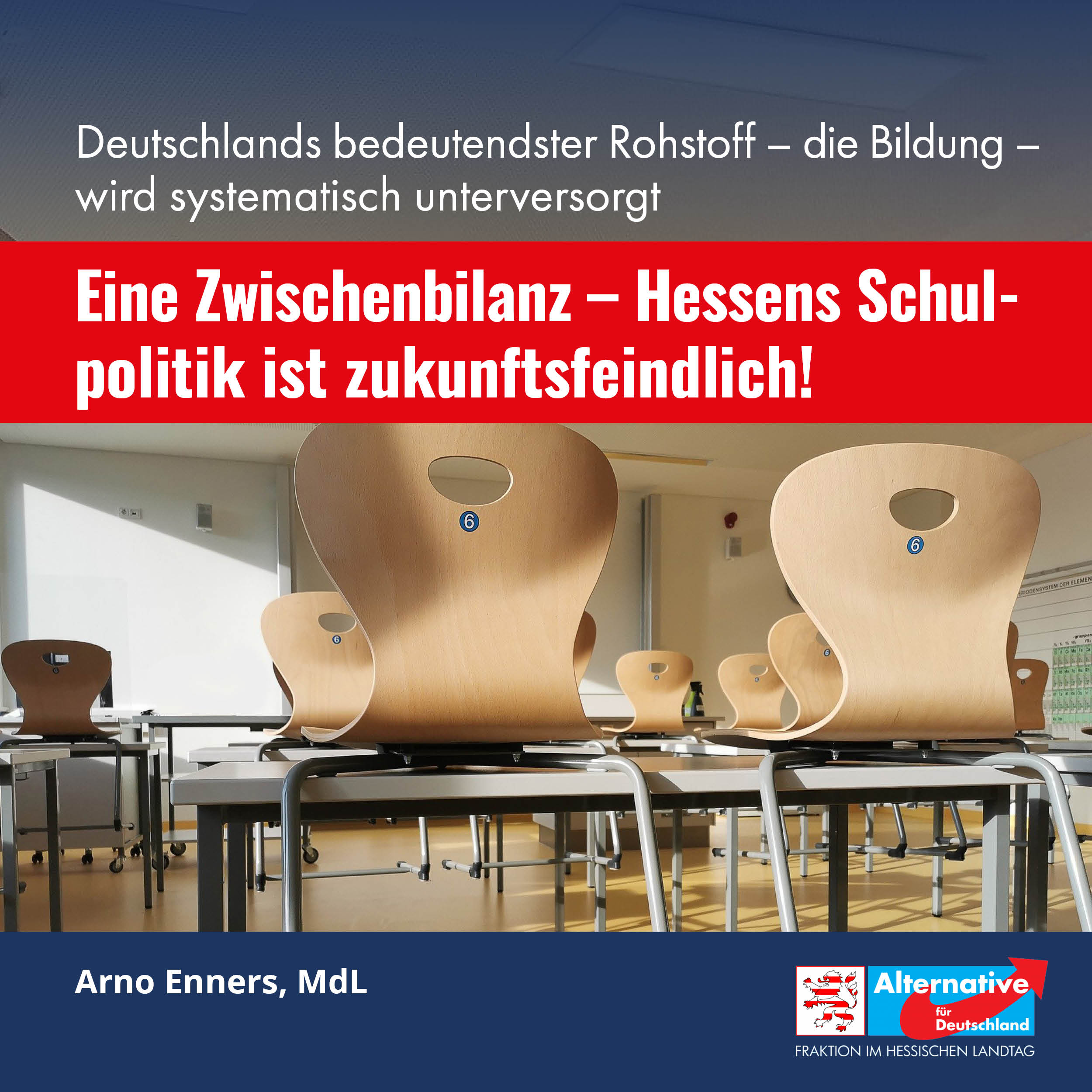 Read more about the article Eine Zwischenbilanz – Hessens Schulpolitik ist zukunftsfeindlich