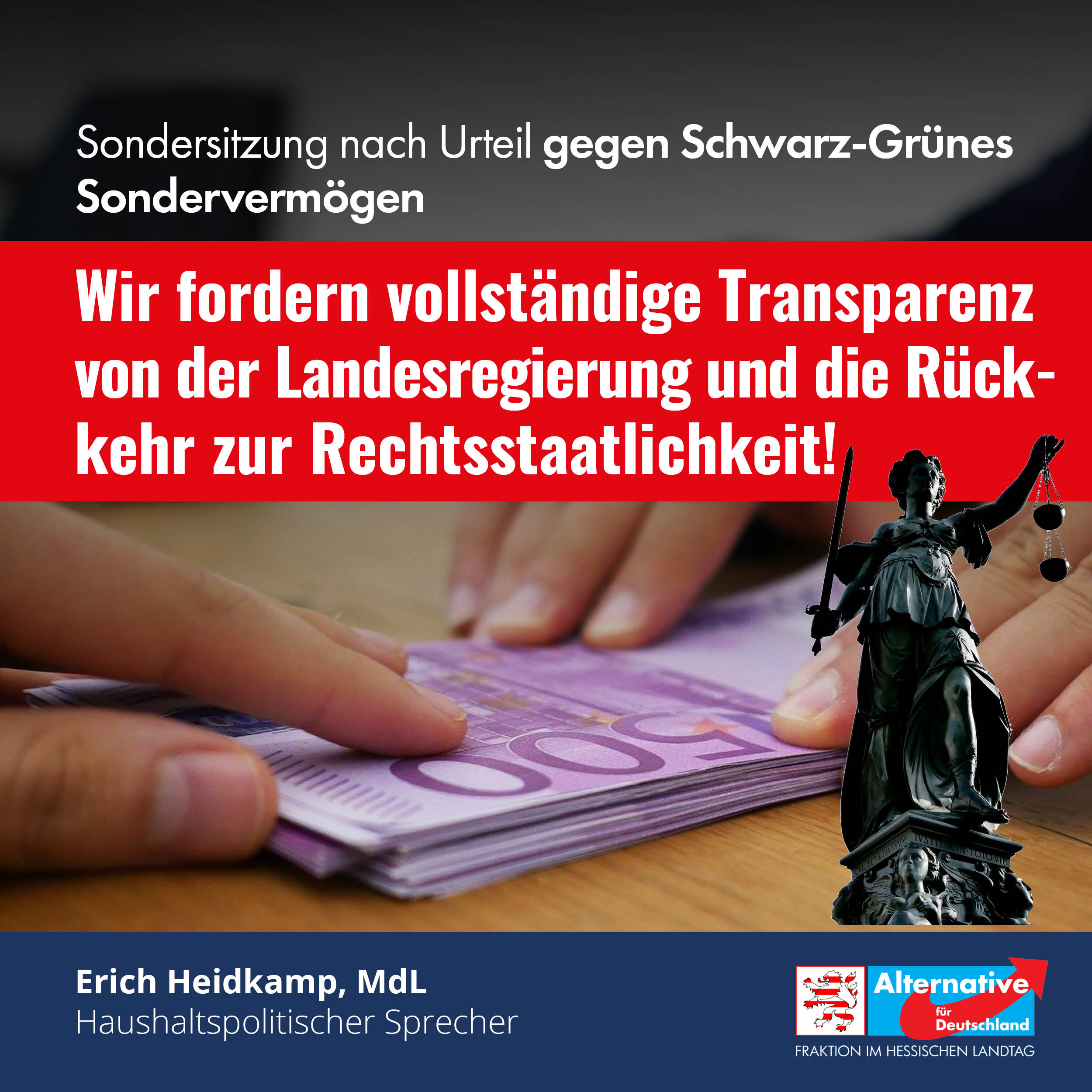 Read more about the article Wir fordern vollständige Transparenz von Schwarz-Grün
