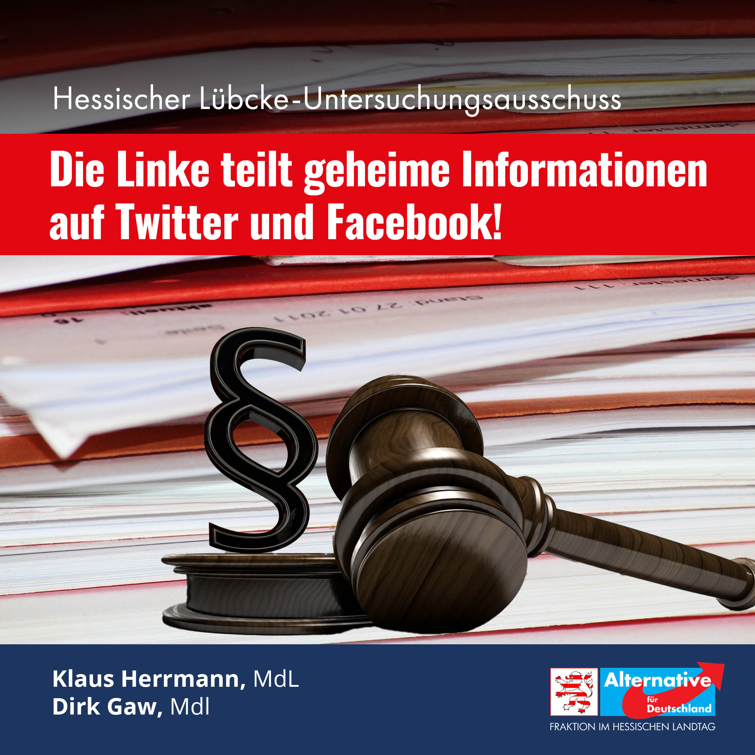 Read more about the article Erneut „Geheimnisverrat“ im Lübcke-Ausschuss