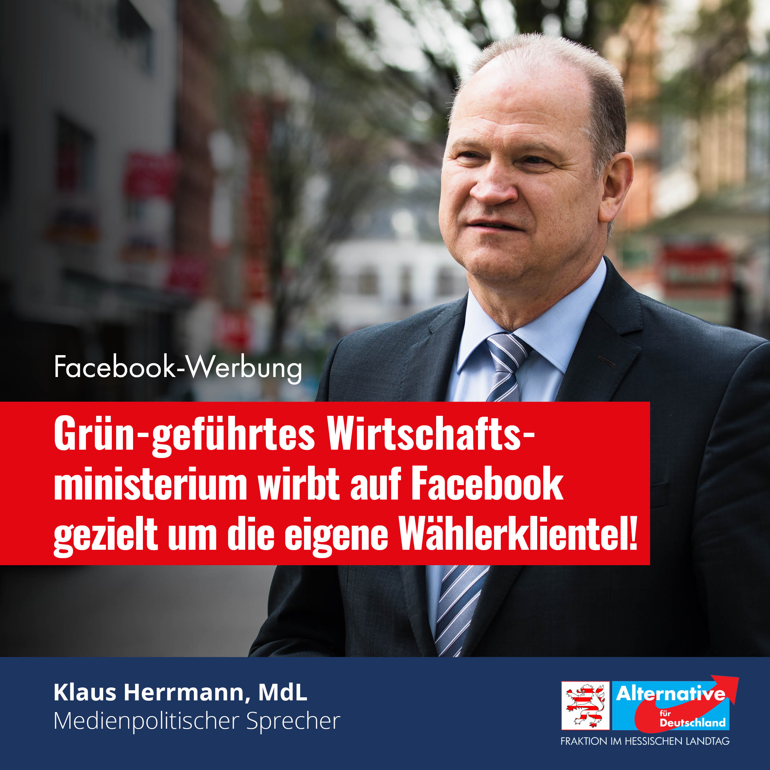 Read more about the article Grün-geführtes Wirtschaftsministerium wirbt auf Facebook gezielt um die eigene Wählerklientel