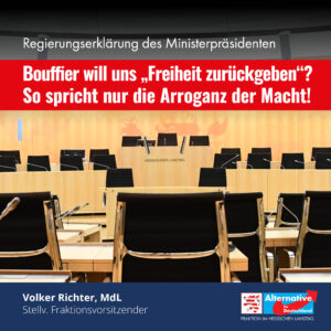 Read more about the article Regierungserklärung des Ministerpräsidenten