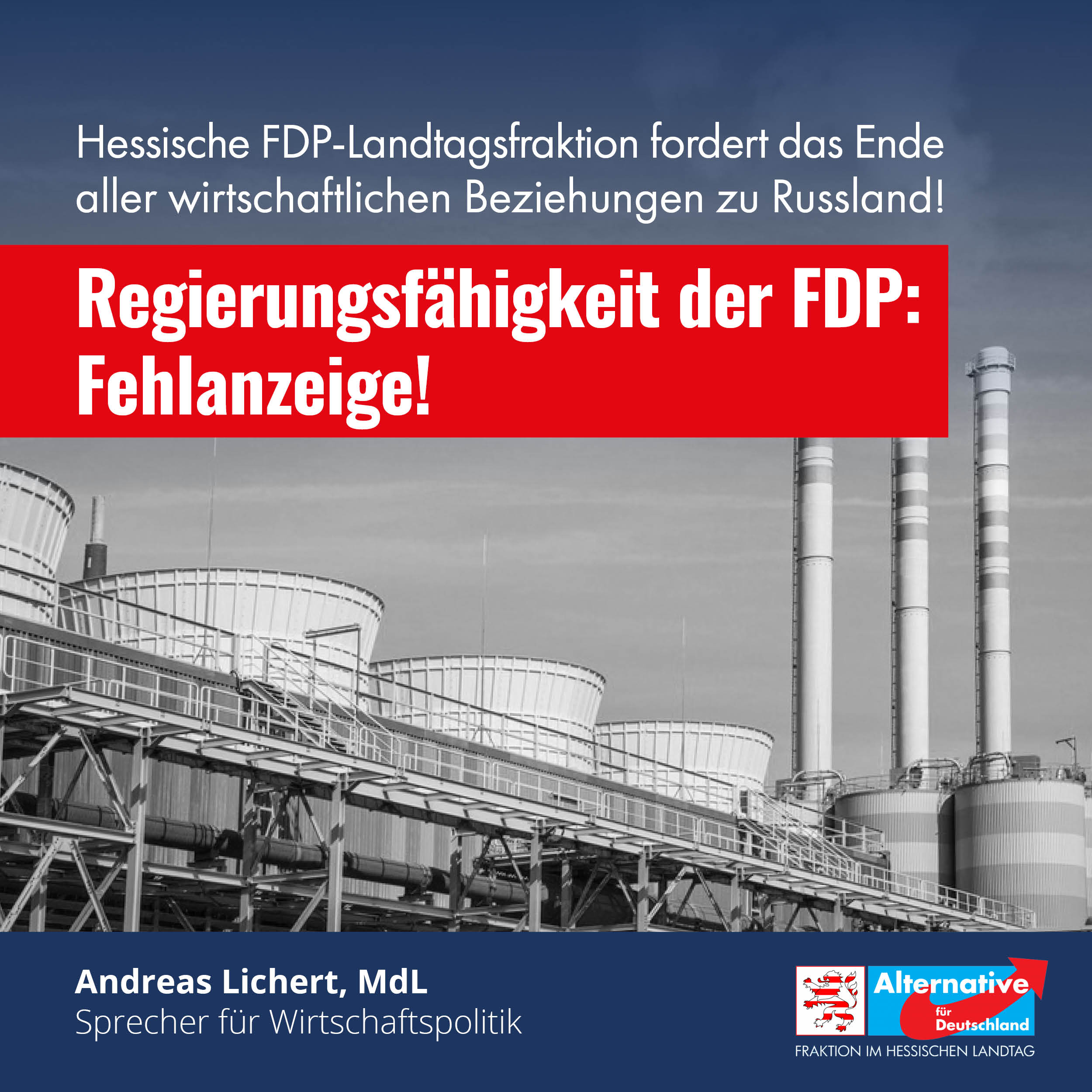Read more about the article FDP-Gratismut fällt der hessischen Wirtschaft in den Rücken
