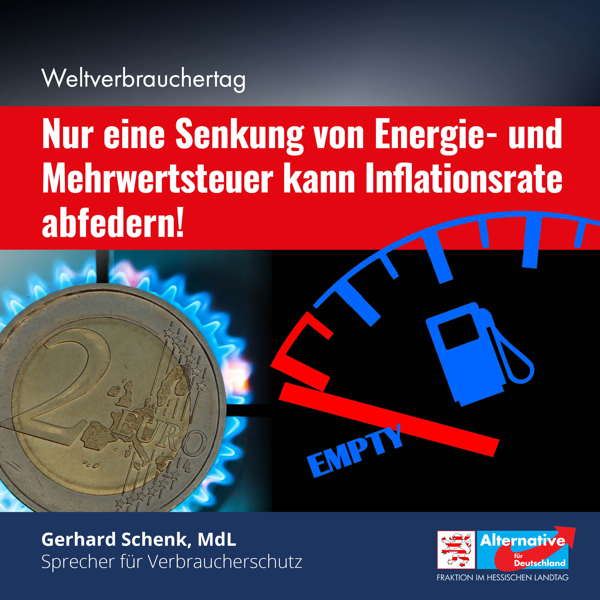 Read more about the article Nur Senkung von Energie- und Mehrwertsteuer kann Inflationsrate abfedern