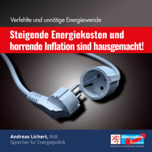 Read more about the article Steigende Energiekosten und horrende Inflation sind hausgemacht
