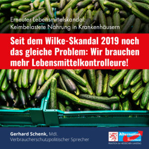 Read more about the article Erneuter Lebensmittelskandal: Keimbelastete Nahrung in Krankenhäusern