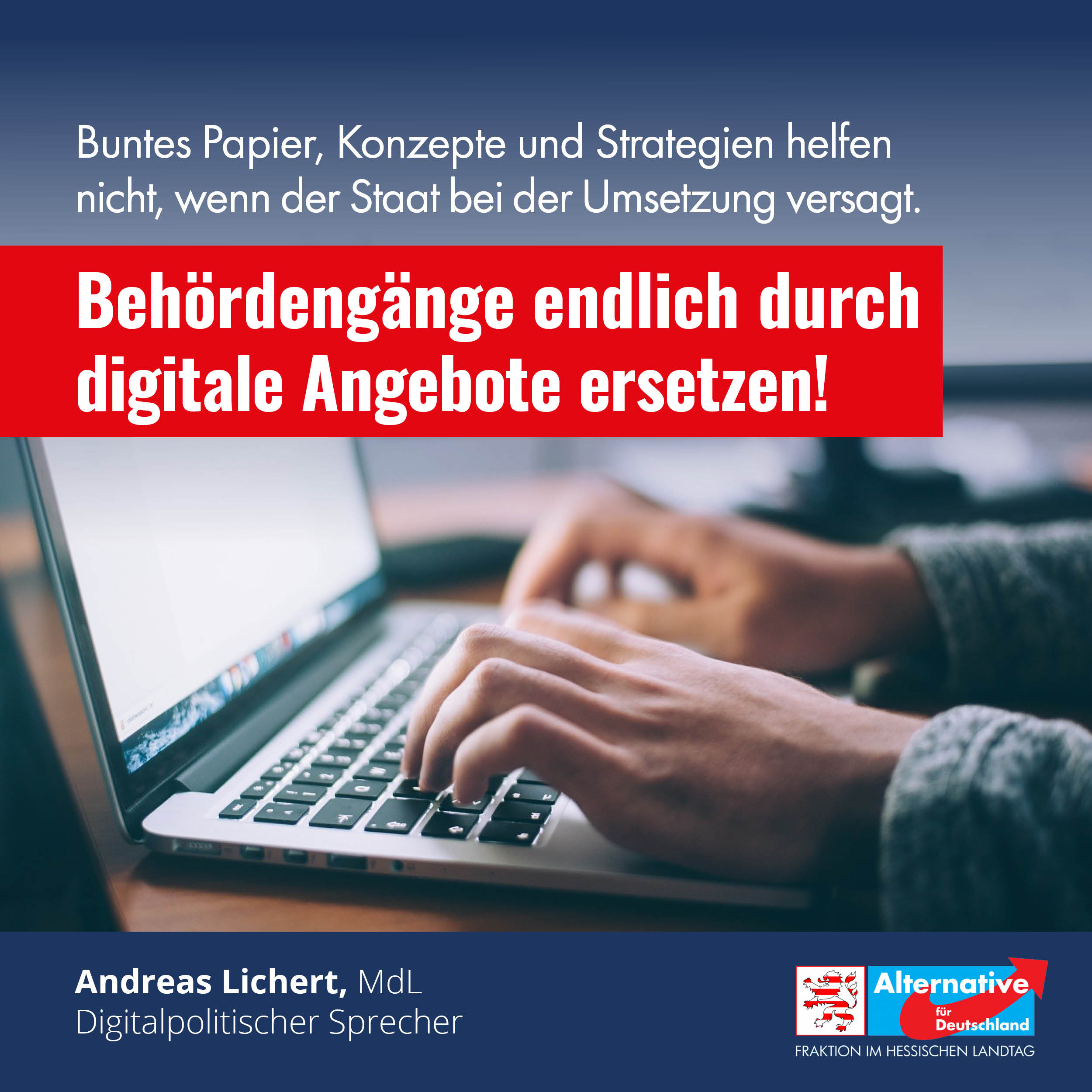 Read more about the article Behördengänge endlich durch digitale Angebote ersetzen