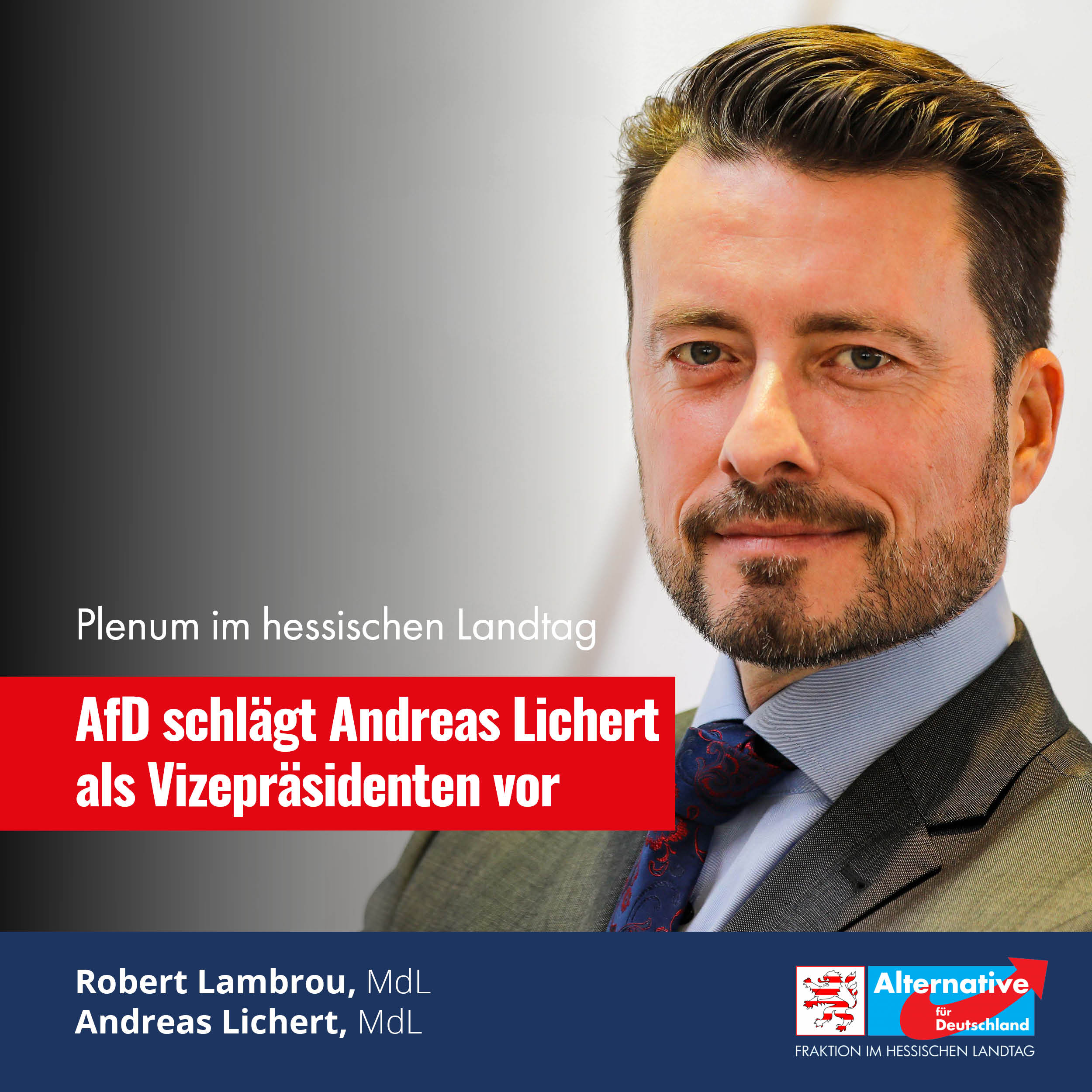 Read more about the article AfD schlägt Andreas Lichert als Vizepräsidenten vor