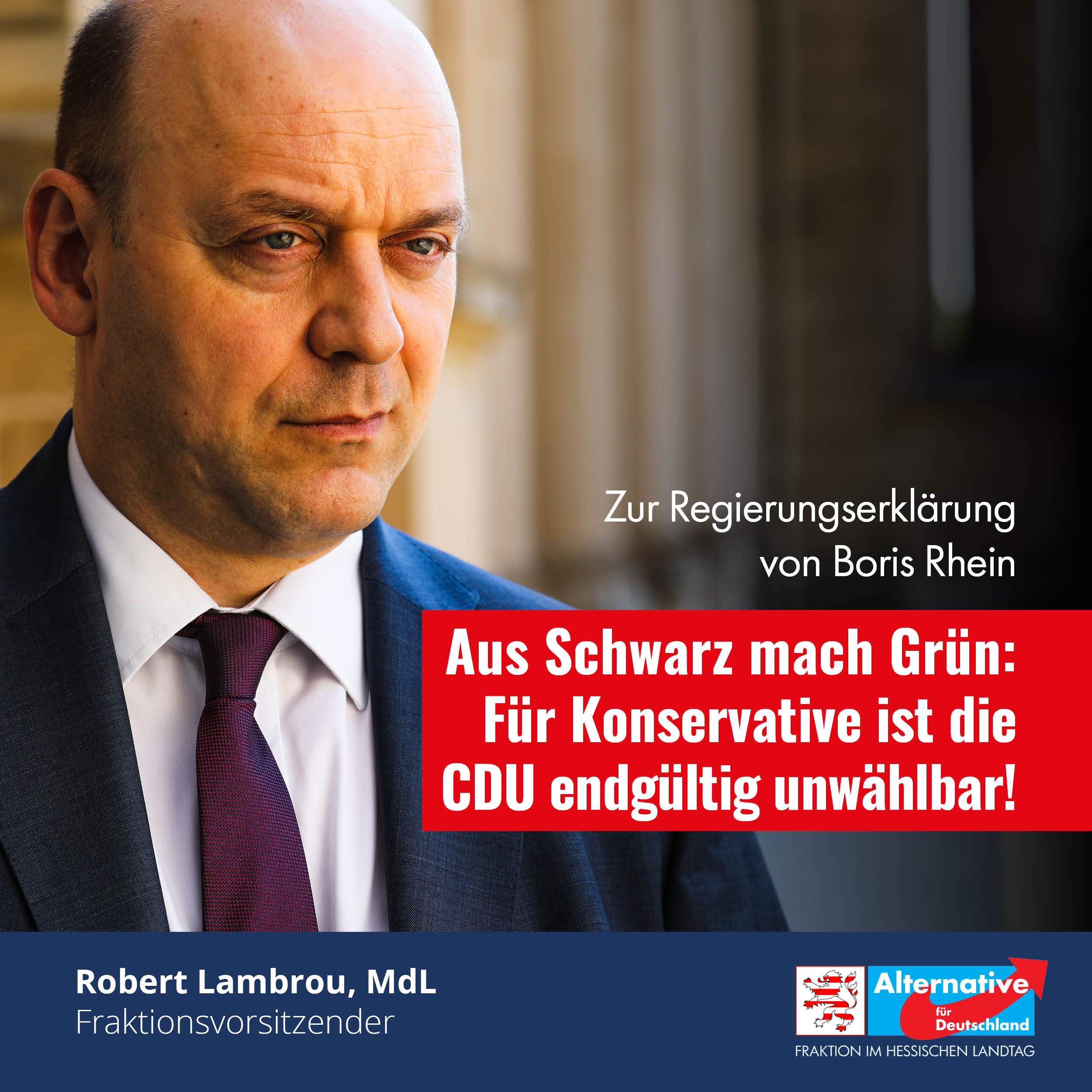 Read more about the article Zur Regierungserklärung von Boris Rhein