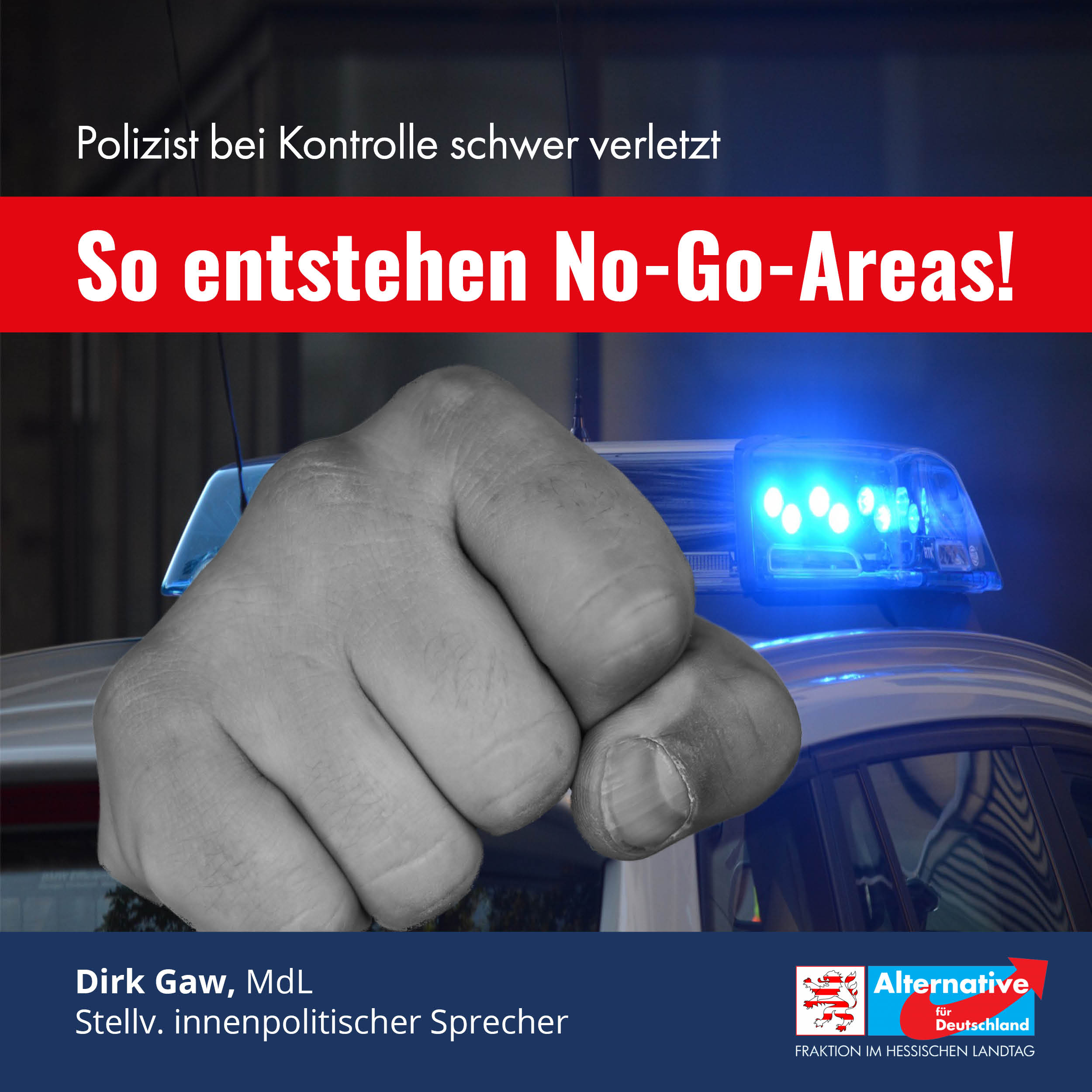 You are currently viewing Polizist bei Kontrolle schwer verletzt: „So entstehen No-Go-Areas!“