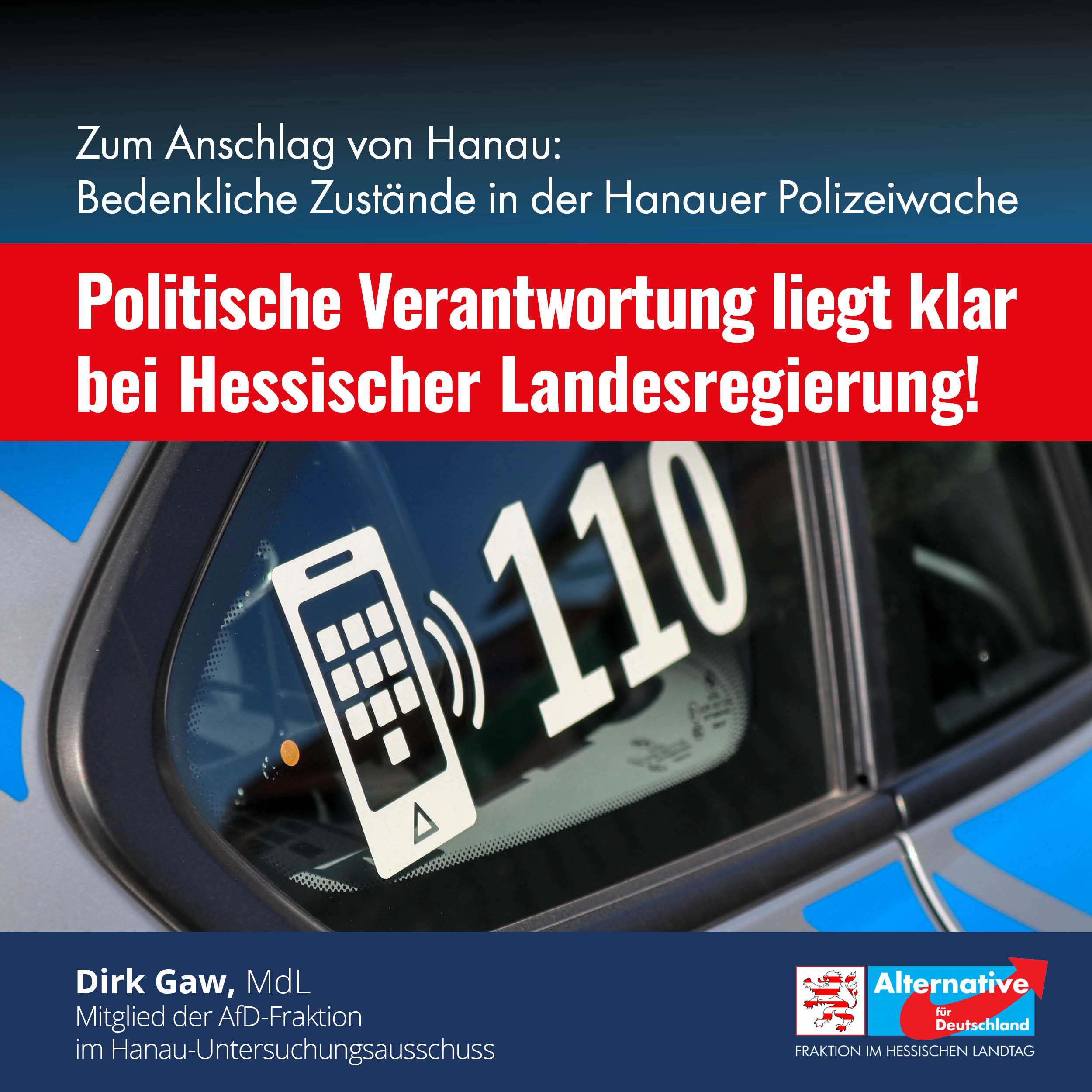You are currently viewing Politische Verantwortung für bedenkliche Zustände in der Hanauer Polizeiwache liegt klar bei Hessischer Landesregierung!