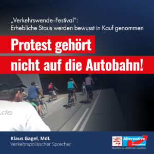 Read more about the article Protest gehört nicht auf die Autobahn