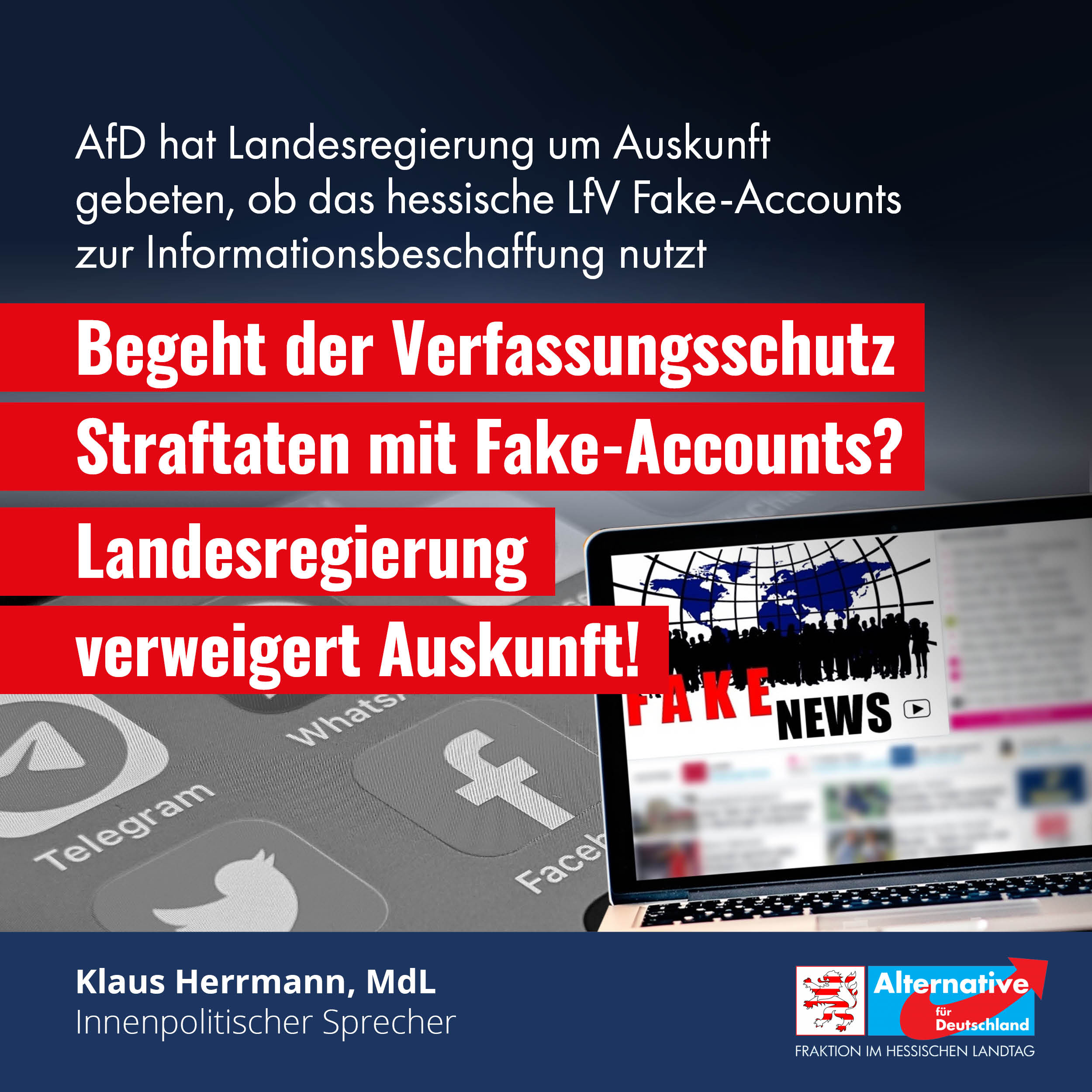 You are currently viewing Landesregierung verweigert Auskunft zu Fake-Accounts