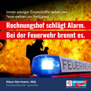 Read more about the article Rechnungshof schlägt Alarm. Bei der Feuerwehr brennt es.
