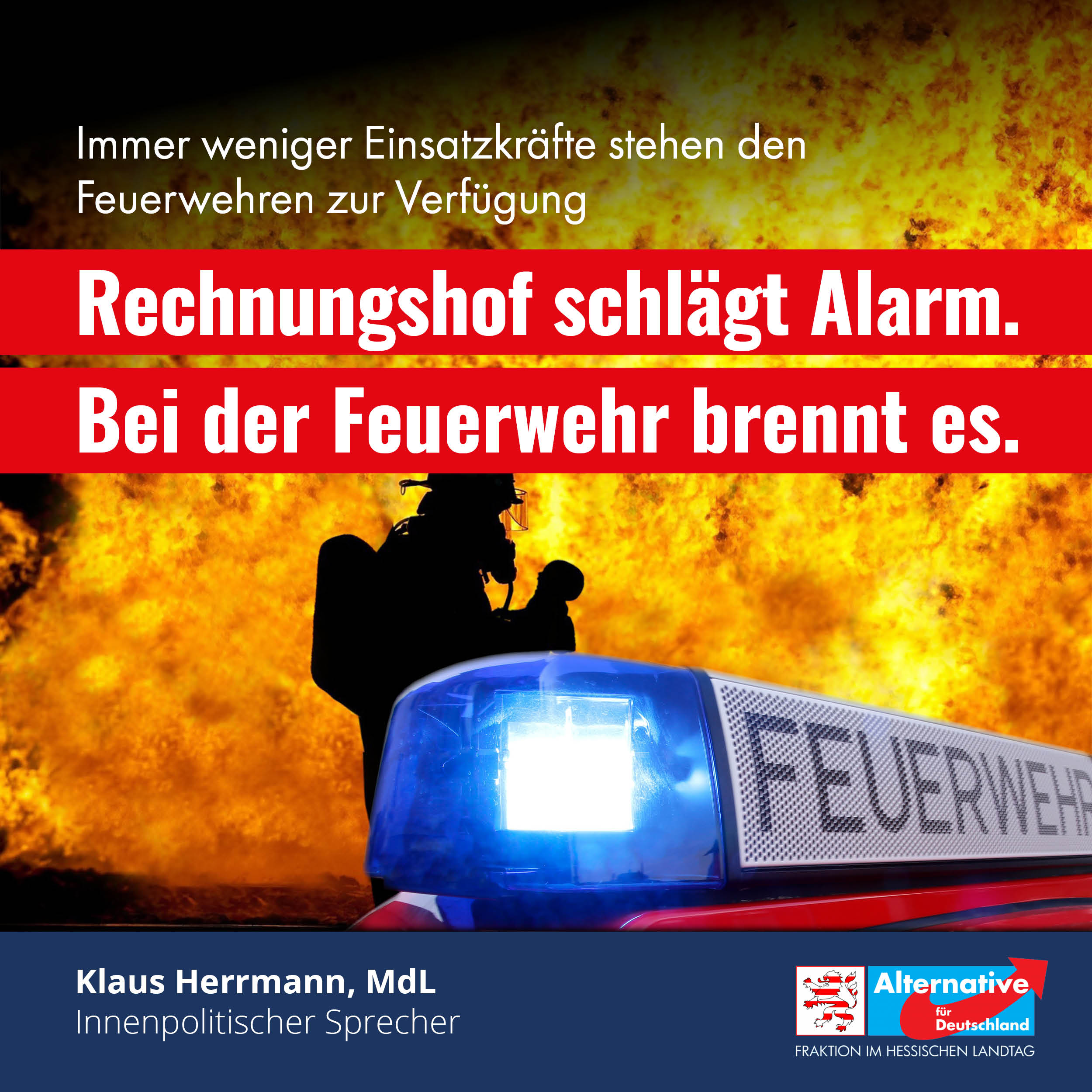 You are currently viewing Rechnungshof schlägt Alarm. Bei der Feuerwehr brennt es.