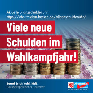 Read more about the article Viele neuen Schulden im Wahlkampfjahr