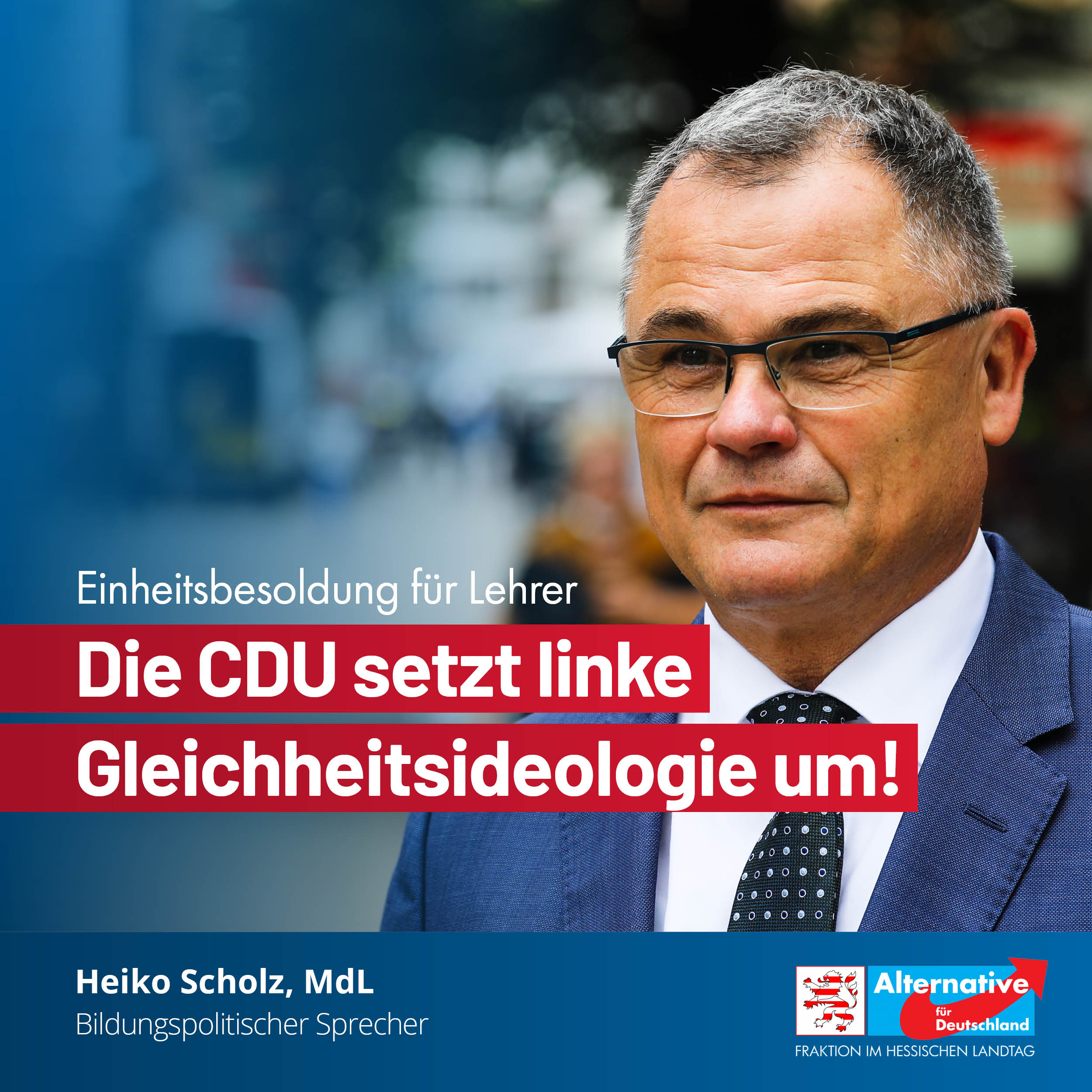 Read more about the article Einheitsbesoldung für Lehrer: Die CDU setzt linke Gleichheitsideologie um!