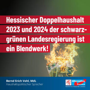 Read more about the article Haushaltsplanentwurf ist Blendwerk