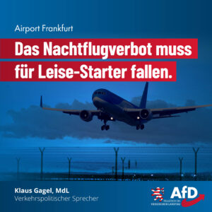 Read more about the article Das Nachtflugverbot muss für Leise-Starter fallen