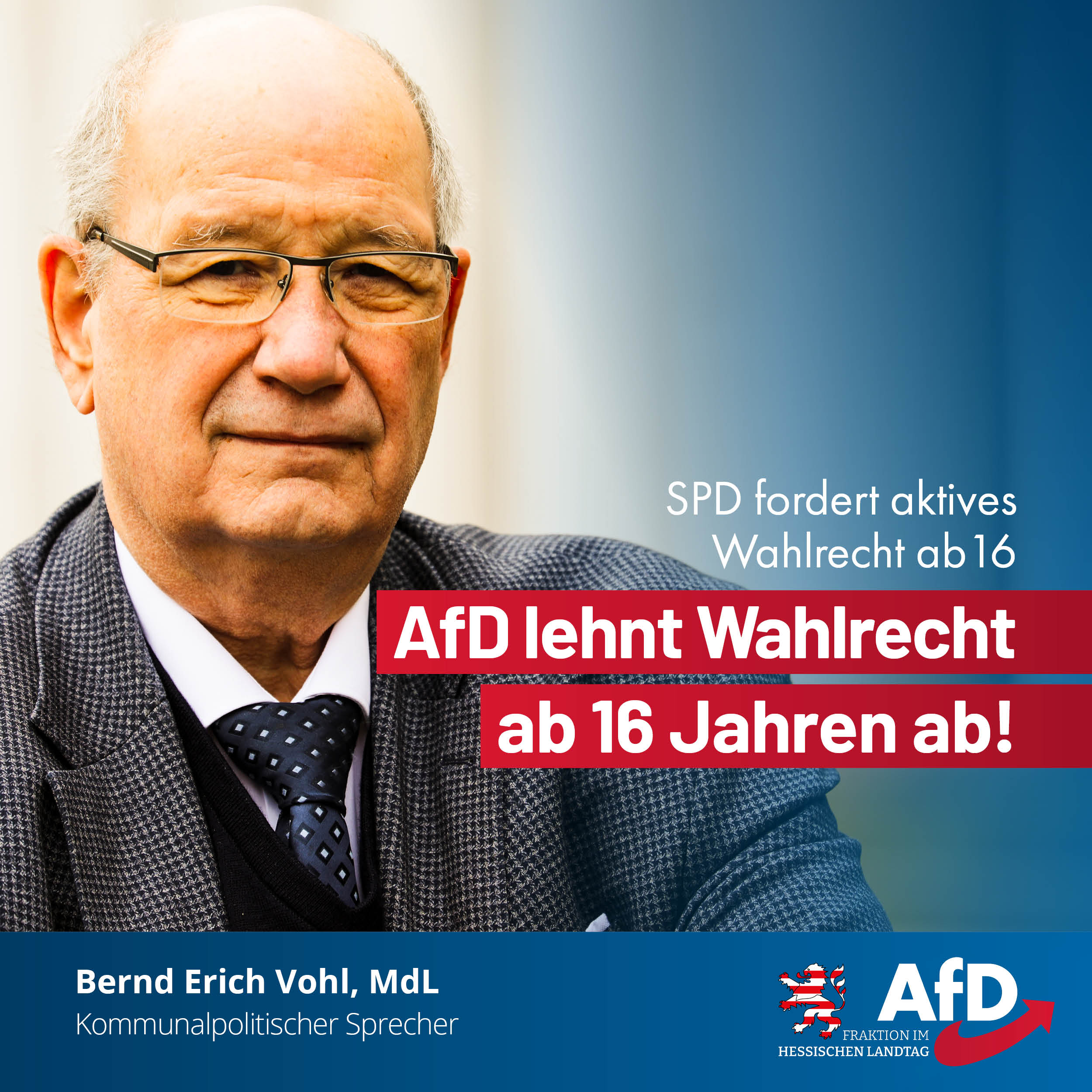 Read more about the article AfD lehnt Wahlrecht ab 16 Jahren ab