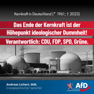 Read more about the article Das Ende der Kernkraft ist der Höhepunkt ideologischer Dummheit