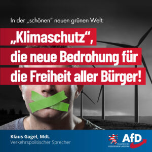 Read more about the article „Klimaschutz“ ist neue Bedrohung für Freiheit aller Bürger