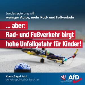 Read more about the article Rad- und Fußverkehr birgt hohe Unfallgefahr für Kinder