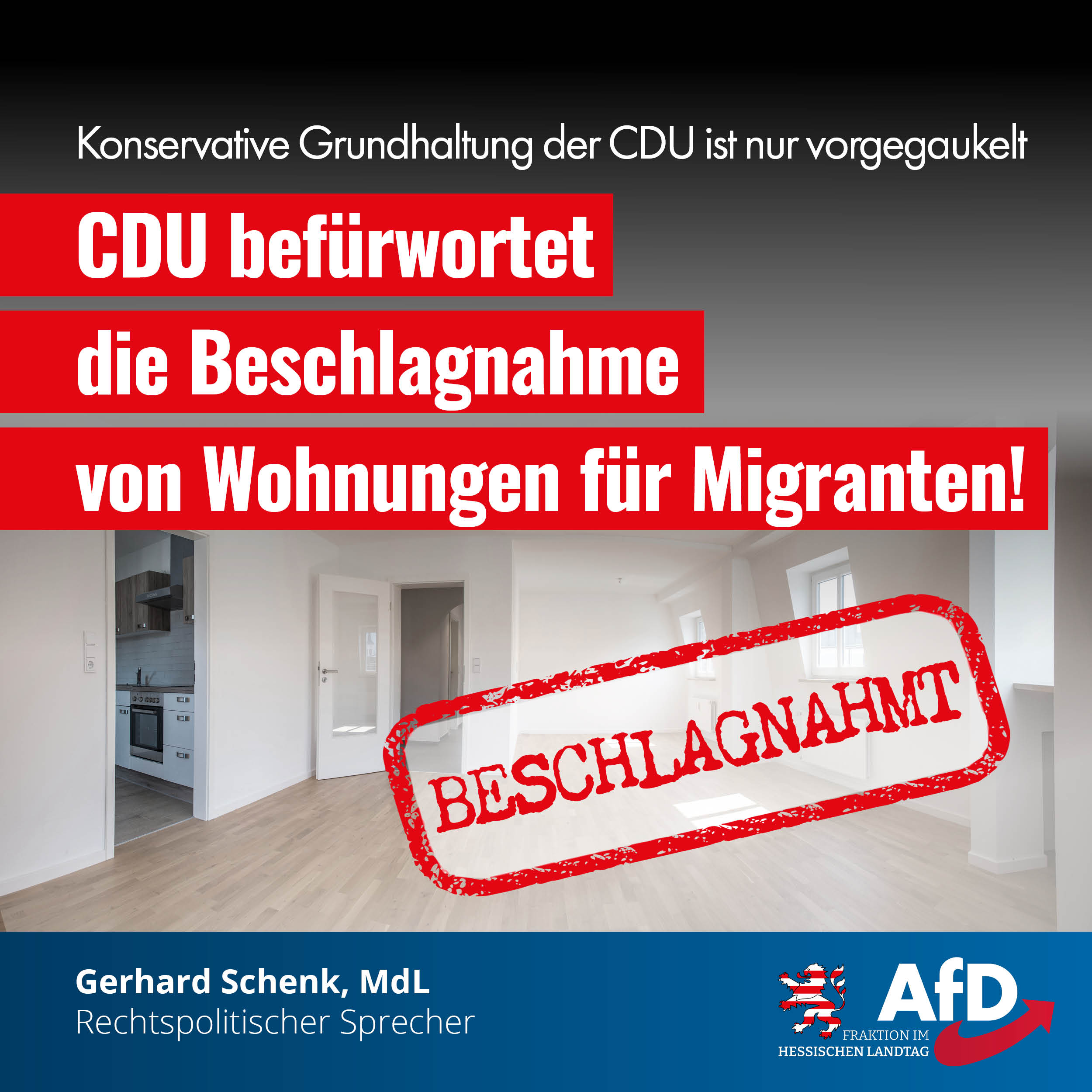 Read more about the article Beschlagnahme von Wohnungen für Migranten