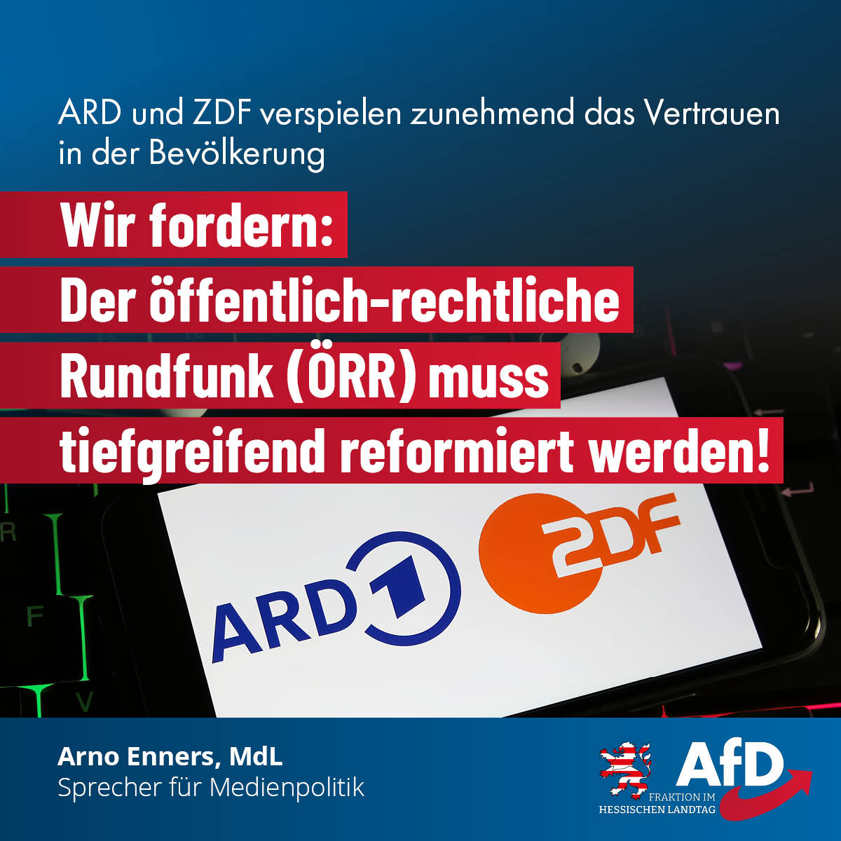 Read more about the article Erhöhung des Rundfunkbeitrags stoppen!