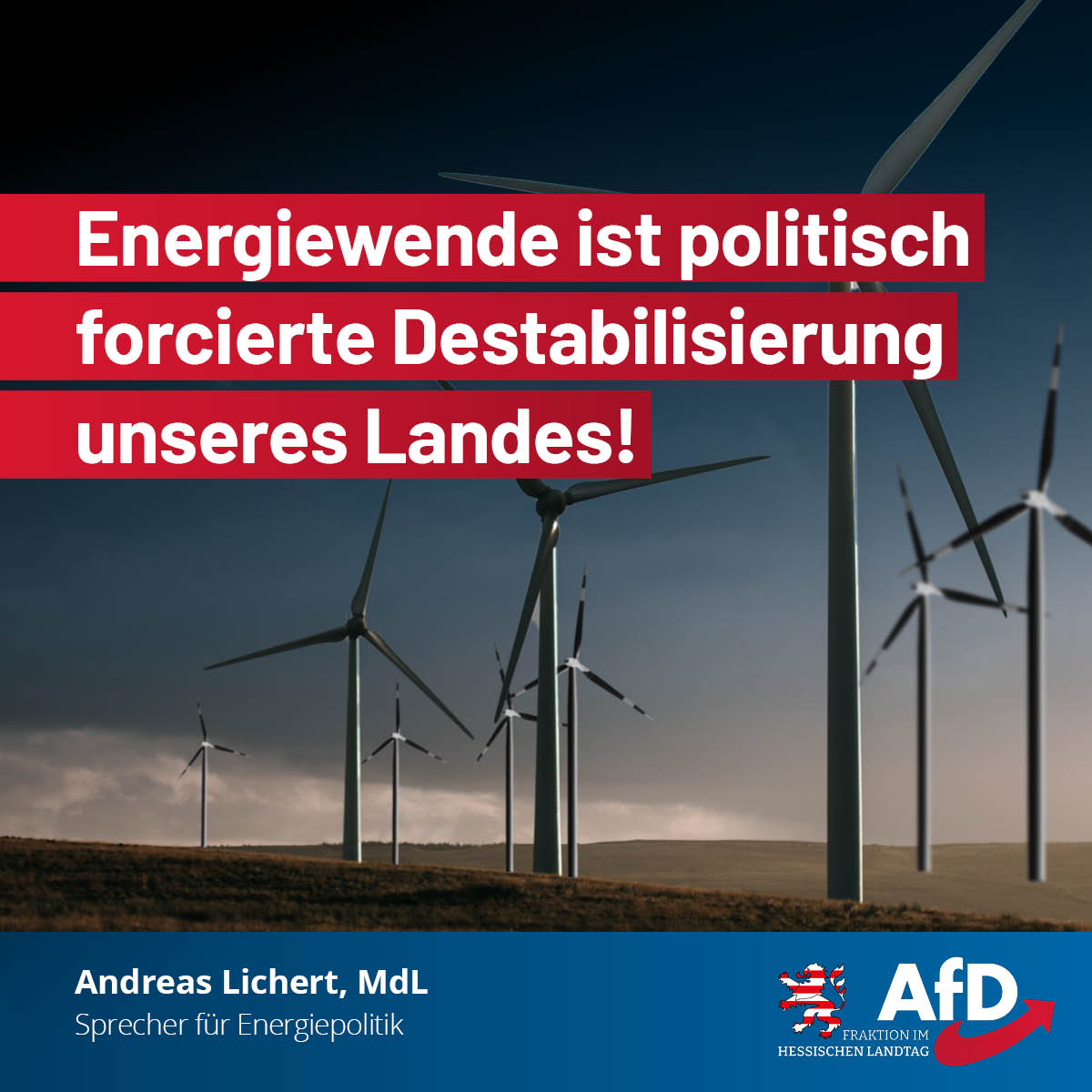 Read more about the article Energiewende ist politisch forcierte Destabilisierung unseres Landes