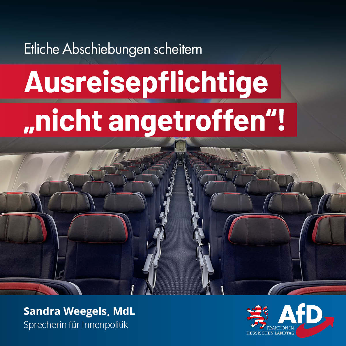 Read more about the article Ausreisepflichtige „nicht angetroffen“: Jede vierte Abschiebung scheitert