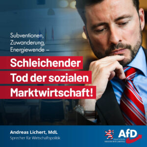 Read more about the article Subventionen, Zuwanderung, Energiewende – Schleichender Tod der sozialen Marktwirtschaft