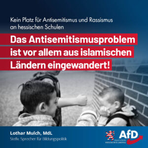 Read more about the article Das Antisemitismusproblem ist vor allem aus islamischen Ländern eingewandert