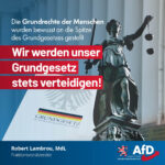 Wir werden unser Grundgesetz stets verteidigen