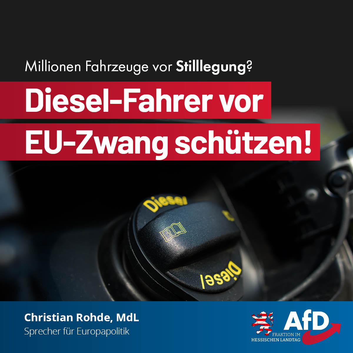 Du betrachtest gerade Diesel-Fahrer schützen