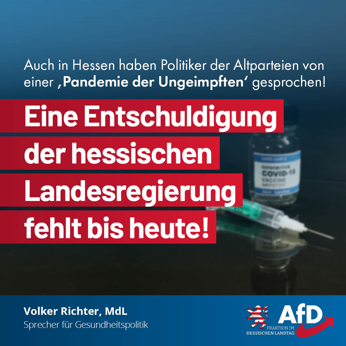 Du betrachtest gerade Corona-Politik in Hessen: AfD fordert Entschuldigung