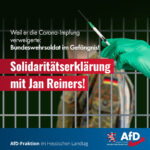 Soldat im Gefängnis, weil er die Corona-Impfung verweigerte: Solidaritätserklärung mit Jan Reiners