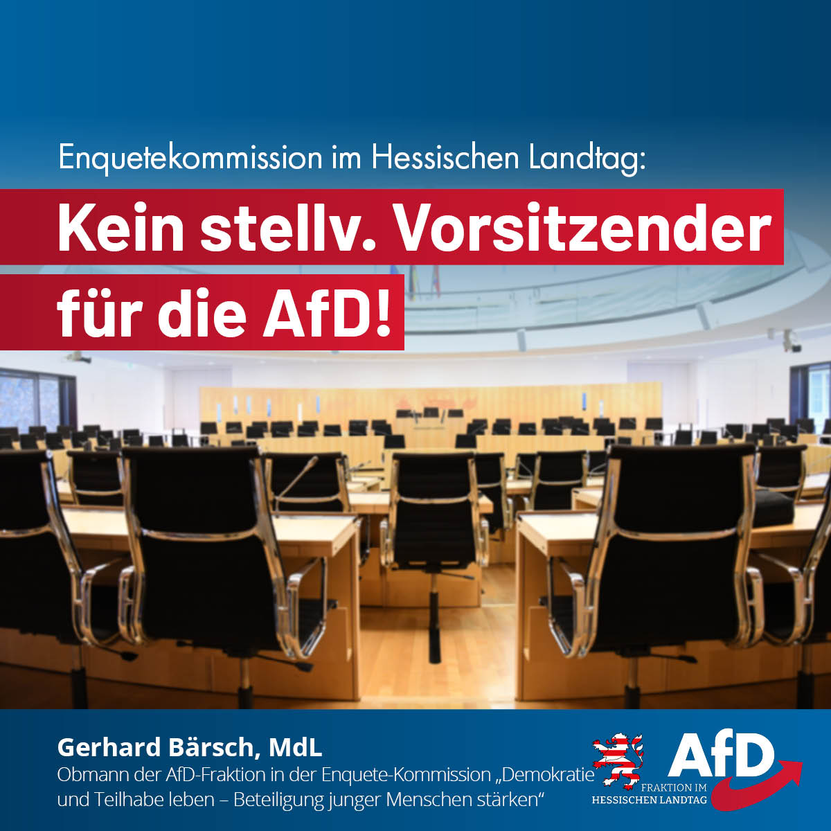 Du betrachtest gerade Kein stellv. Vorsitzender für die AfD: Es wird laufend mit demokratischen Gepflogenheiten gebrochen