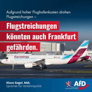 Mehr über den Artikel erfahren Flugstreichungen könnten auch Frankfurt gefährden