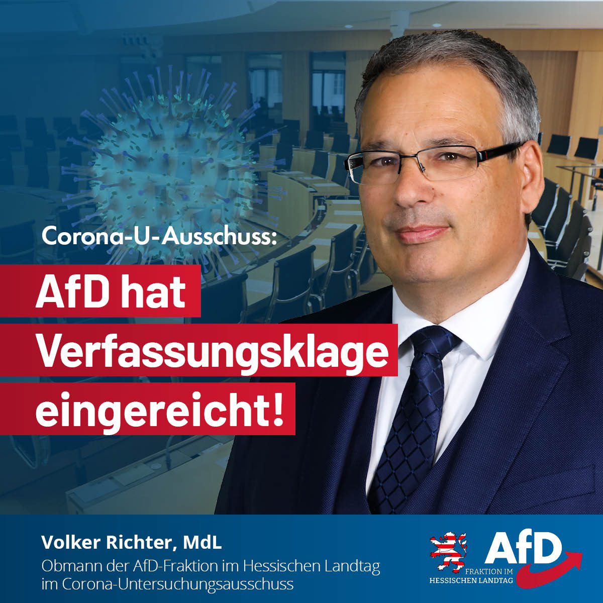 Du betrachtest gerade Corona-U-Ausschuss: AfD hat Verfassungsklage eingereicht