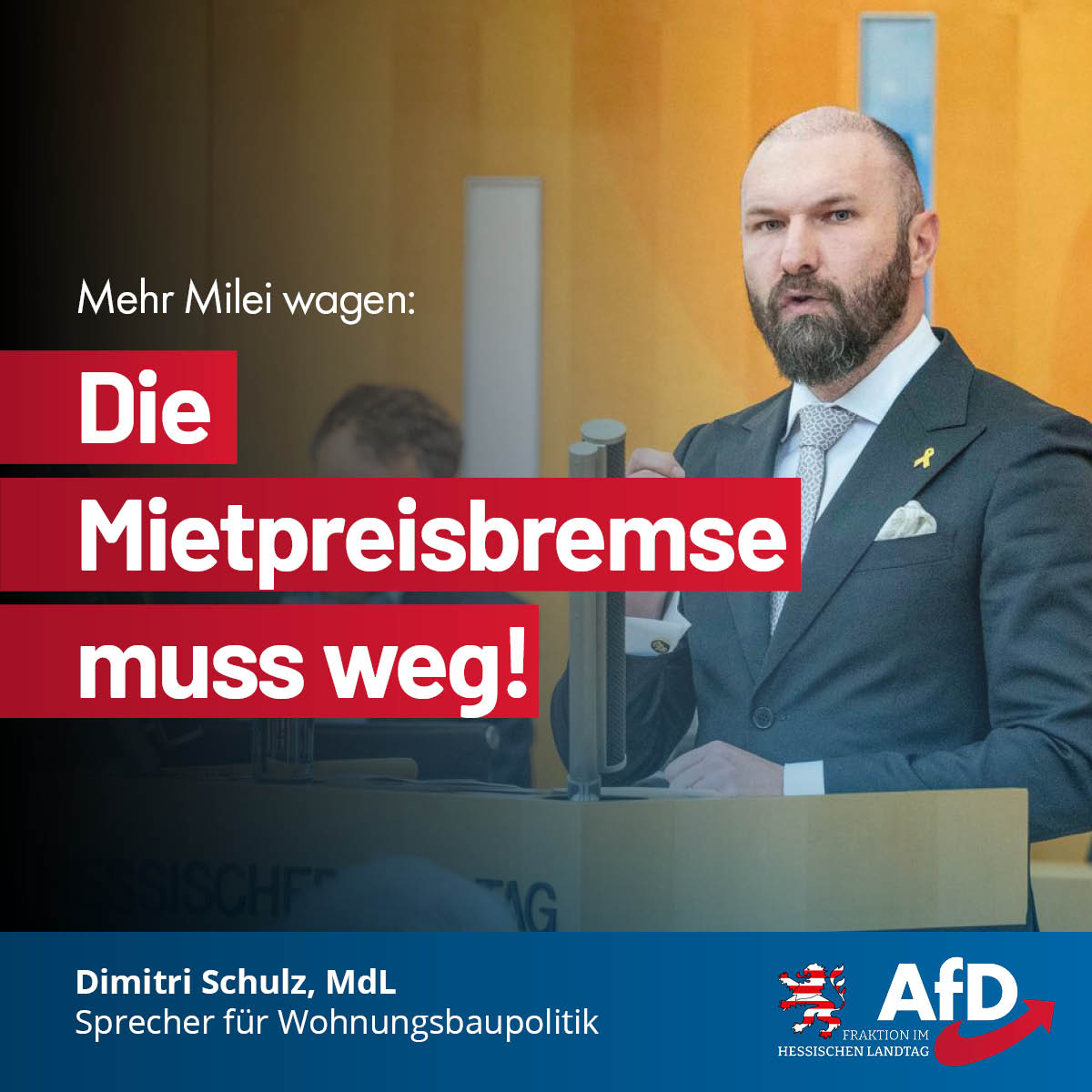 Du betrachtest gerade Mehr Milei wagen: Die Mietpreisbremse muss weg!