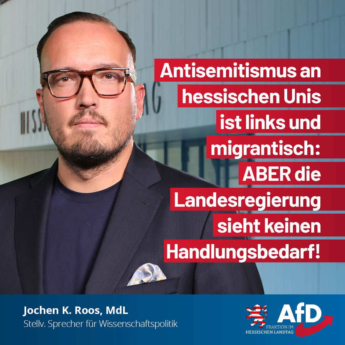 Mehr über den Artikel erfahren Antisemitismus an hessischen Unis ist links und migrantisch: Landesregierung sieht keinen Handlungsbedarf